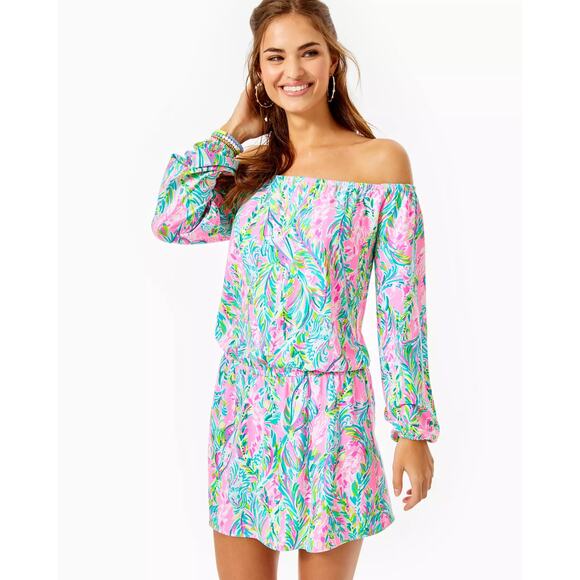 Lilly Pulitzer Lana Skort Romper Unicorn of the Sea Print XXS - Picture 1 of 5